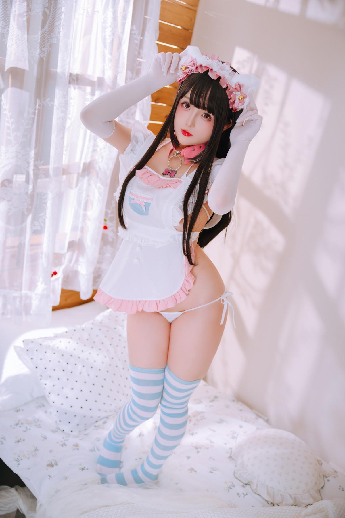 Cosplay Rinaijiao日奈娇 兔尾女仆(12)