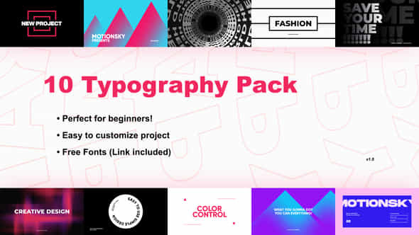 10 Fantastic Typography - VideoHive 42326820