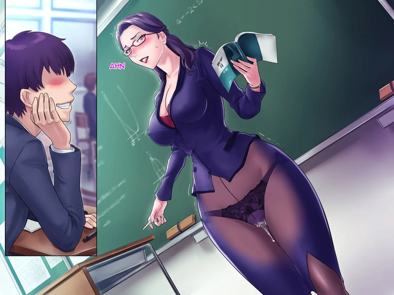 Es la maestra Kagami es mi madre Ryouko pero sobre todo es mi mujer ( Volumen 1) - 148