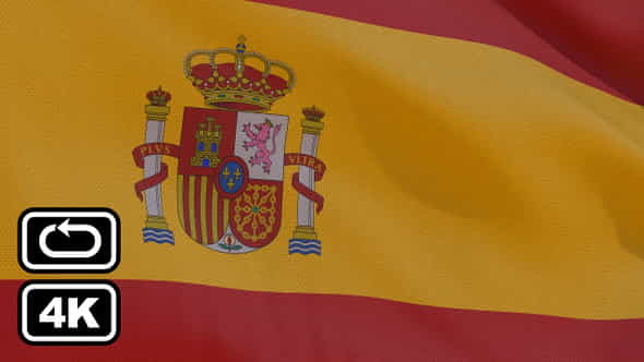 Spain Flag - VideoHive 23996472