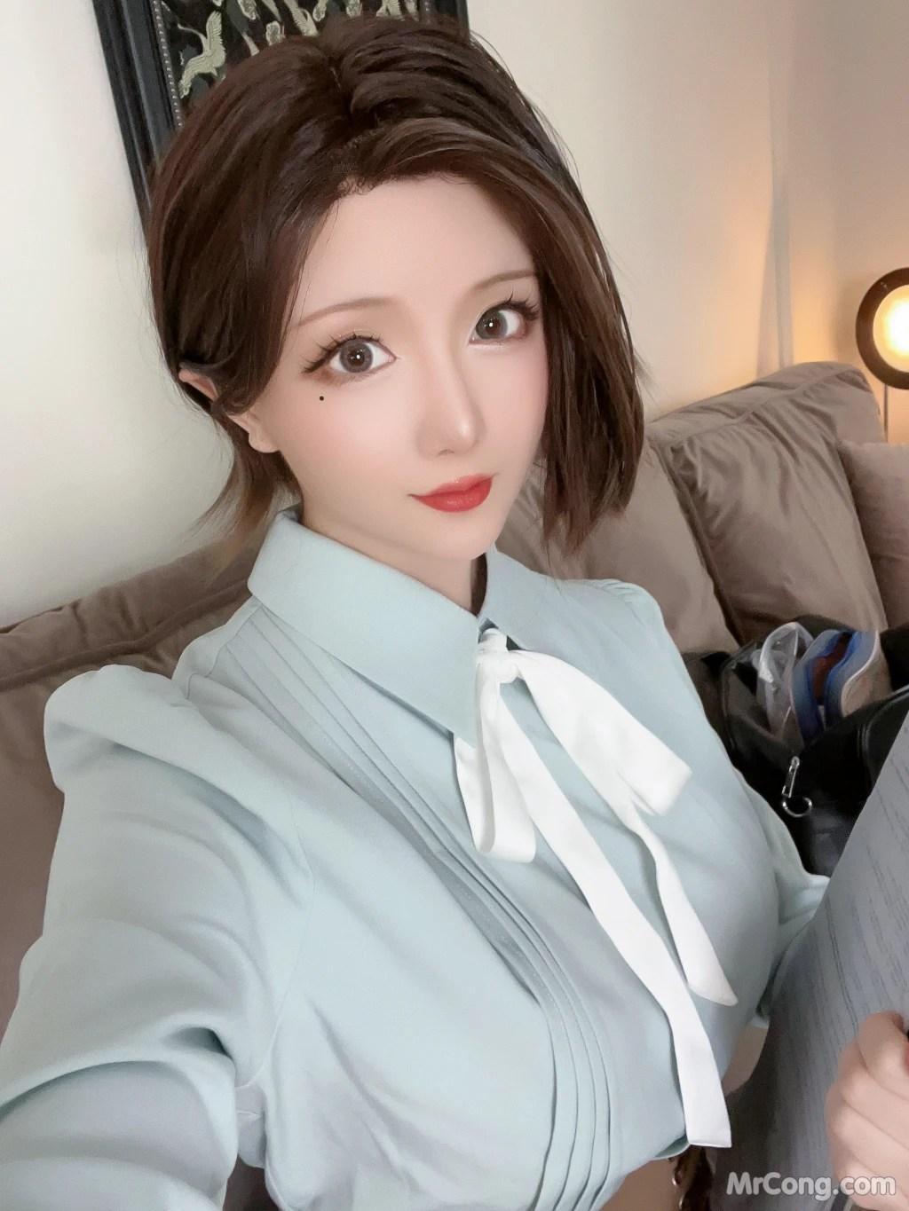 Coser@星之迟迟Hoshilily: 2023 6月计划D 原创-催眠2打工战士 (167 photos )(44)