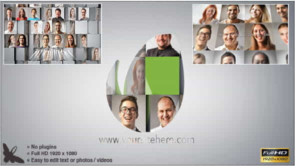 Corporate Mosaic Logo - VideoHive 7567805