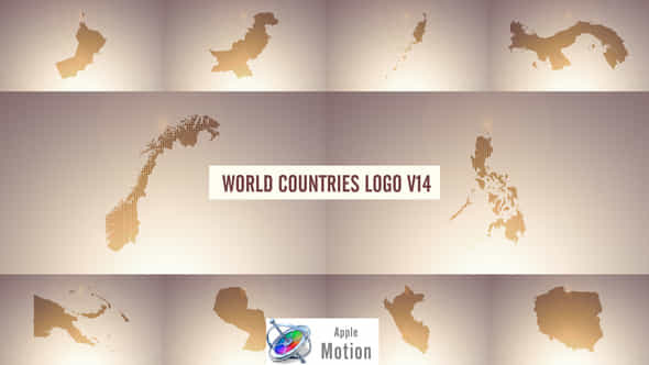 World Countries Logo - VideoHive 43859760