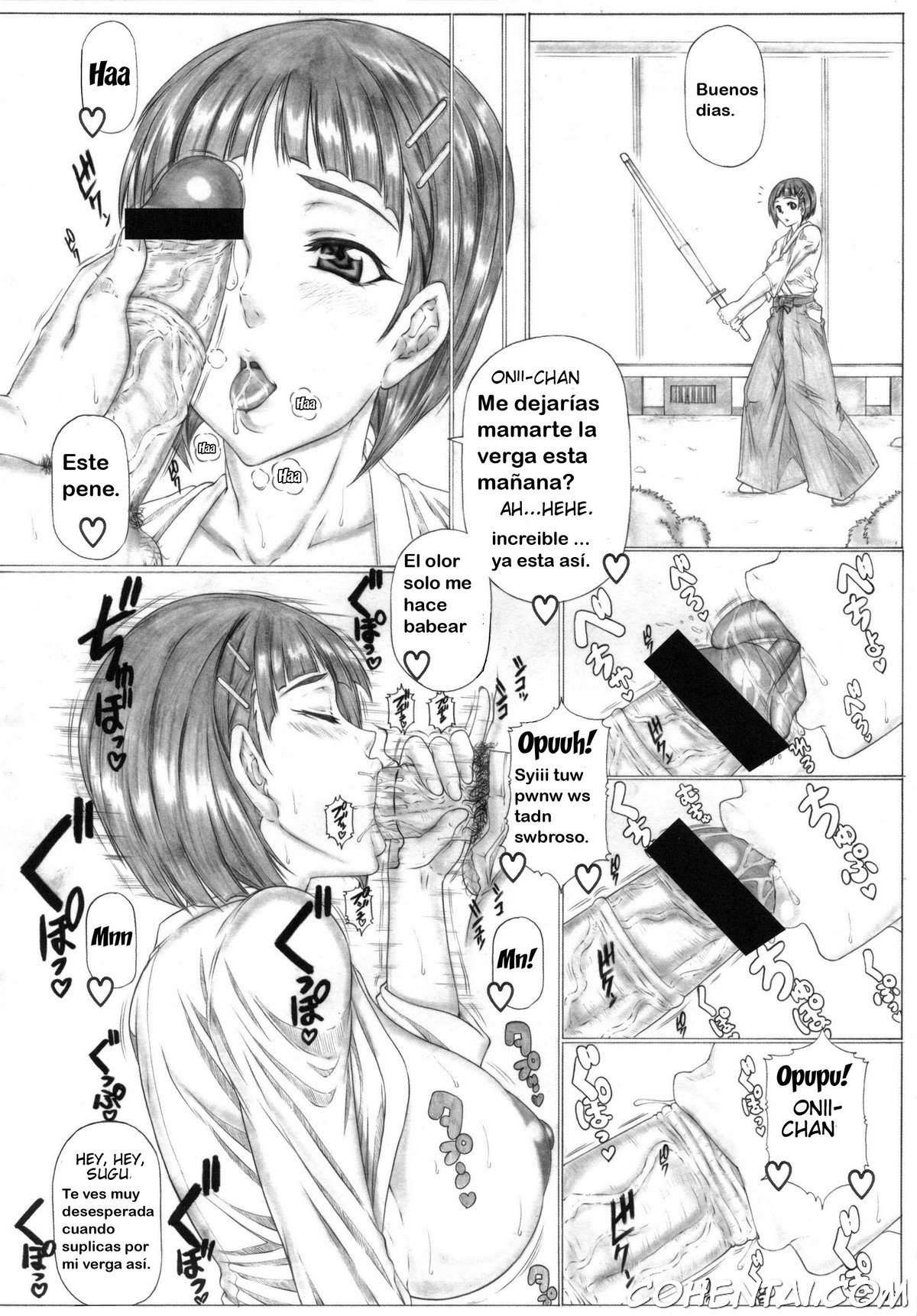 Angel’s stroke 72 Suguha Scramble! Oniichan no Seiyoku Kanri (Sword Art Online) xxx comics manga porno doujin hentai español sexo Kazuto Kirigaya | Kirito Suguha Kirigaya Sword Art Online