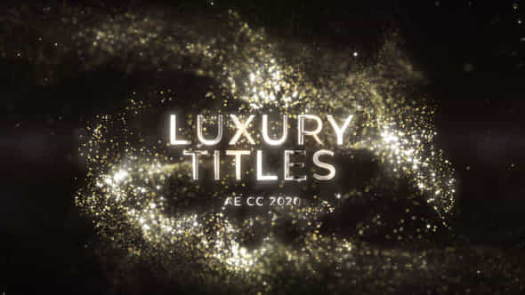 Gold Luxury Titles - VideoHive 45221486