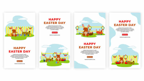 Happy Easter Day - VideoHive 39042874
