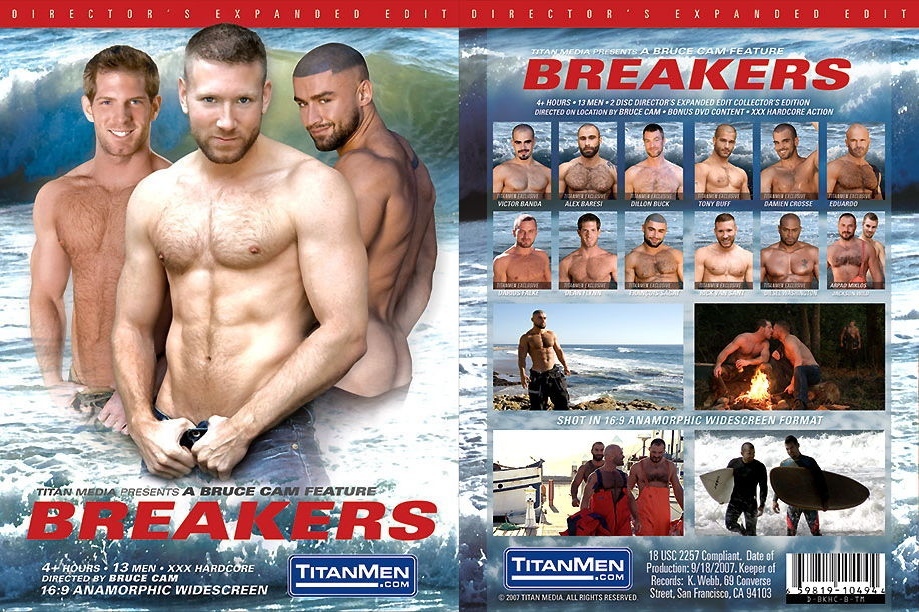 Breakers / Крушители (Bruce Cam, Titan Media) [2007 г., Muscles, Oral/Anal Sex, Big Dick, Rimming, Fisting, Group, Outdoor, Masturbation, Cumshots, 2x DVD9]