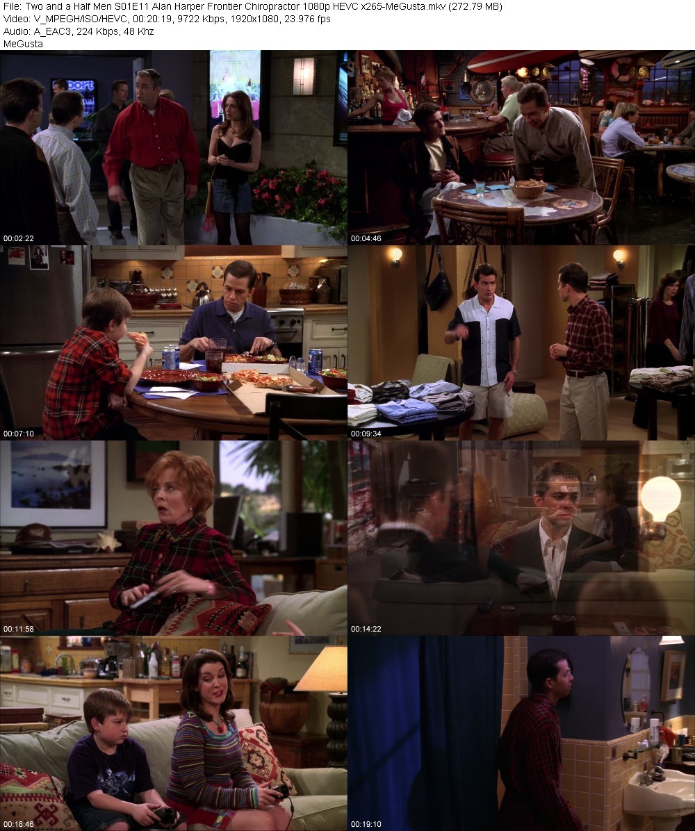 Two and a Half Men S01E11 Alan Harper Frontier Chiropractor 1080p HEVC x265-MeGusta