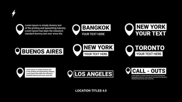 Location Titles Ae - VideoHive 54101178