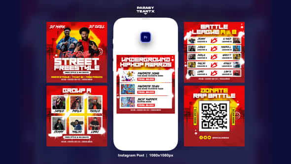 Rap Battle Instagram - VideoHive 48475286