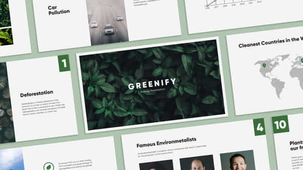 Greenify Clean Presentation - VideoHive 36617631