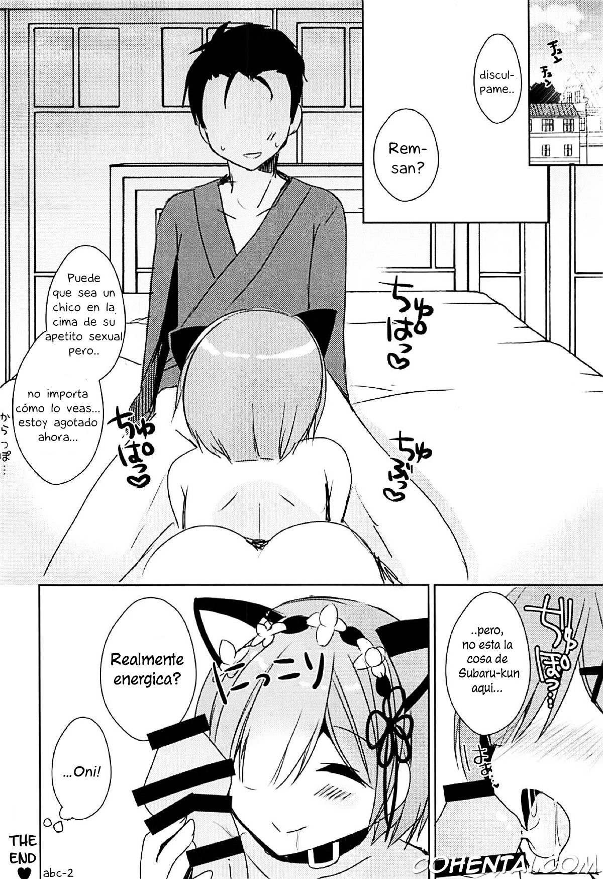 Rem-nyan to Nyannyan Suru? (Re:Zero kara Hajimeru Isekai Seikatsu) xxx comics manga porno doujin hentai español sexo 