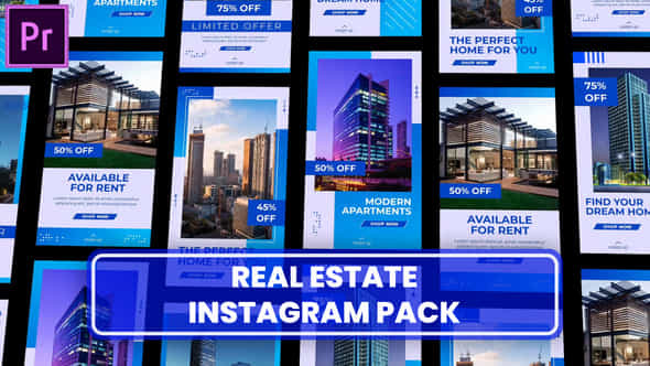 Real Estate Stories Pack Mogrt For Premier Pro - VideoHive 52401875