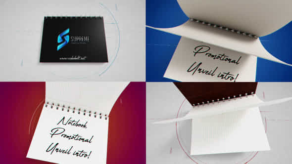 Business Notebook Unveil - VideoHive 56314250