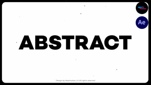 Minimal Abstract Intro - VideoHive 39726605