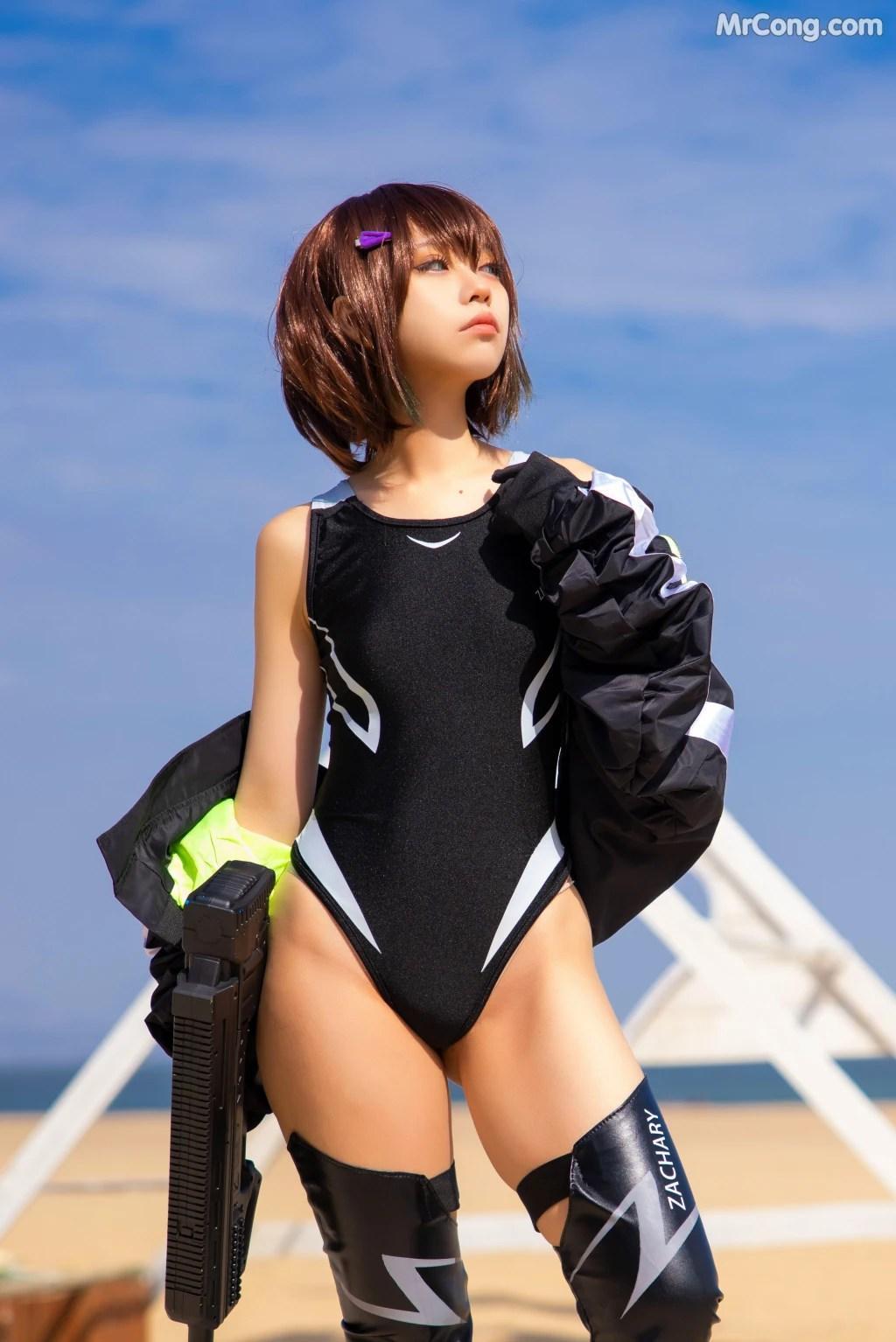 Coser@G44不会受伤 Vol.089: 水泳部的部長 (57 photos)(2)