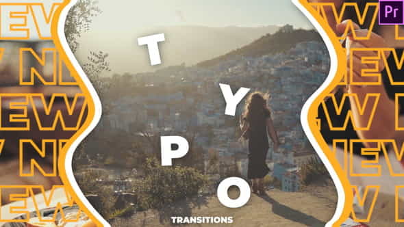 Typo Transitions v3 - VideoHive 34631863