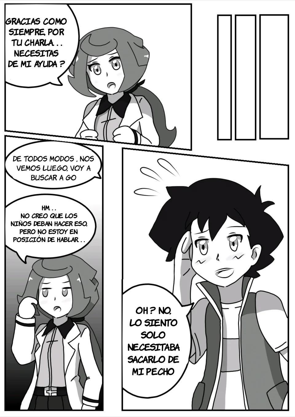 Mi primera vez fue en Kanto Reprise - Charla diaria de Ash y Chloe 7 - 2