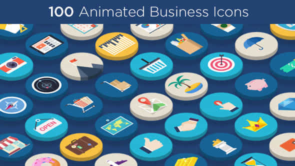 100 Animated Business - VideoHive 10707226