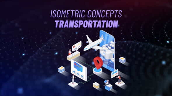 Transportation - Isometric Concept - VideoHive 31693835