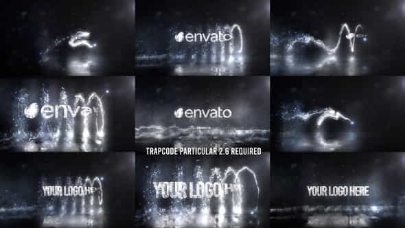 Glowing Particals Logo Reveal 37 - VideoHive 27088823