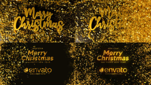 Golden Snowlogo reveal - VideoHive 42205187