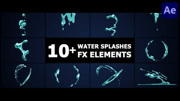 Water Splashes | - VideoHive 46461159