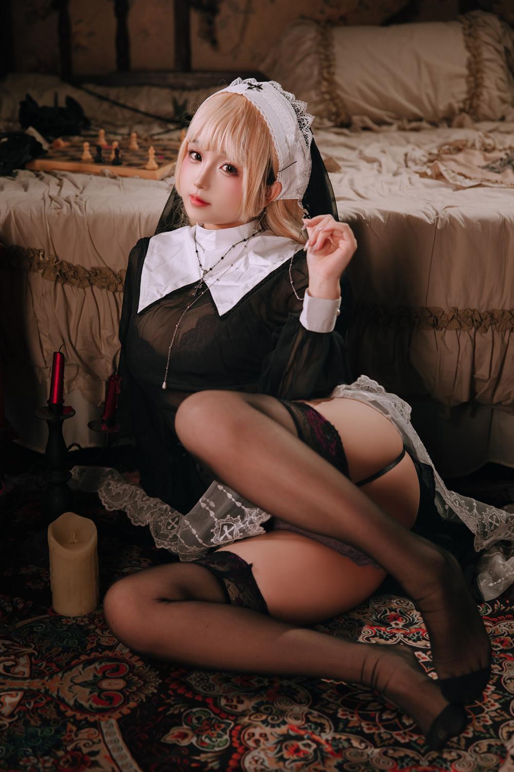 Cosplay Rinaijiao日奈娇 – 禁忌修女 Set.01(14)