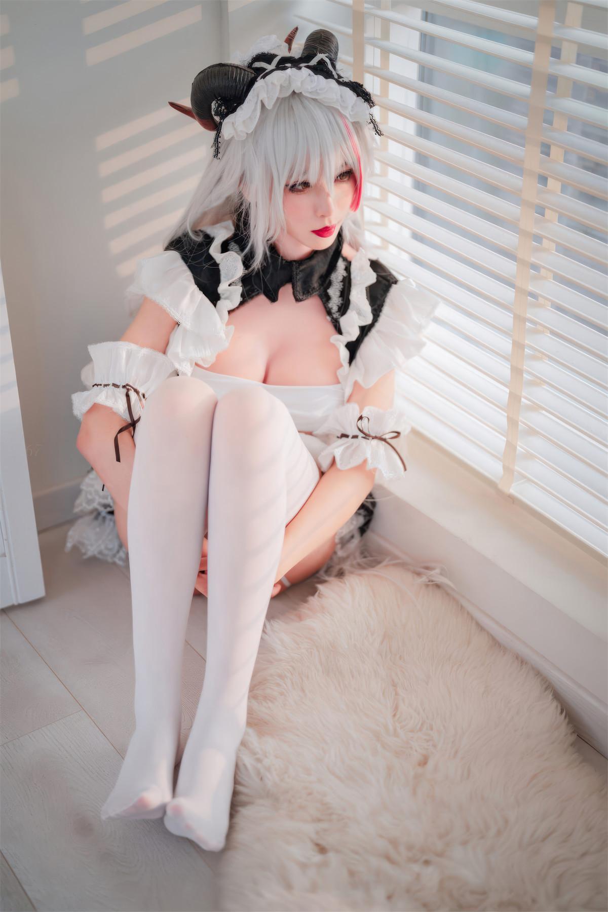 Cosplay 轩萧学姐 碧蓝航线 埃吉尔女仆(30)