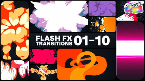 Flash FX Transitions - VideoHive 48364185