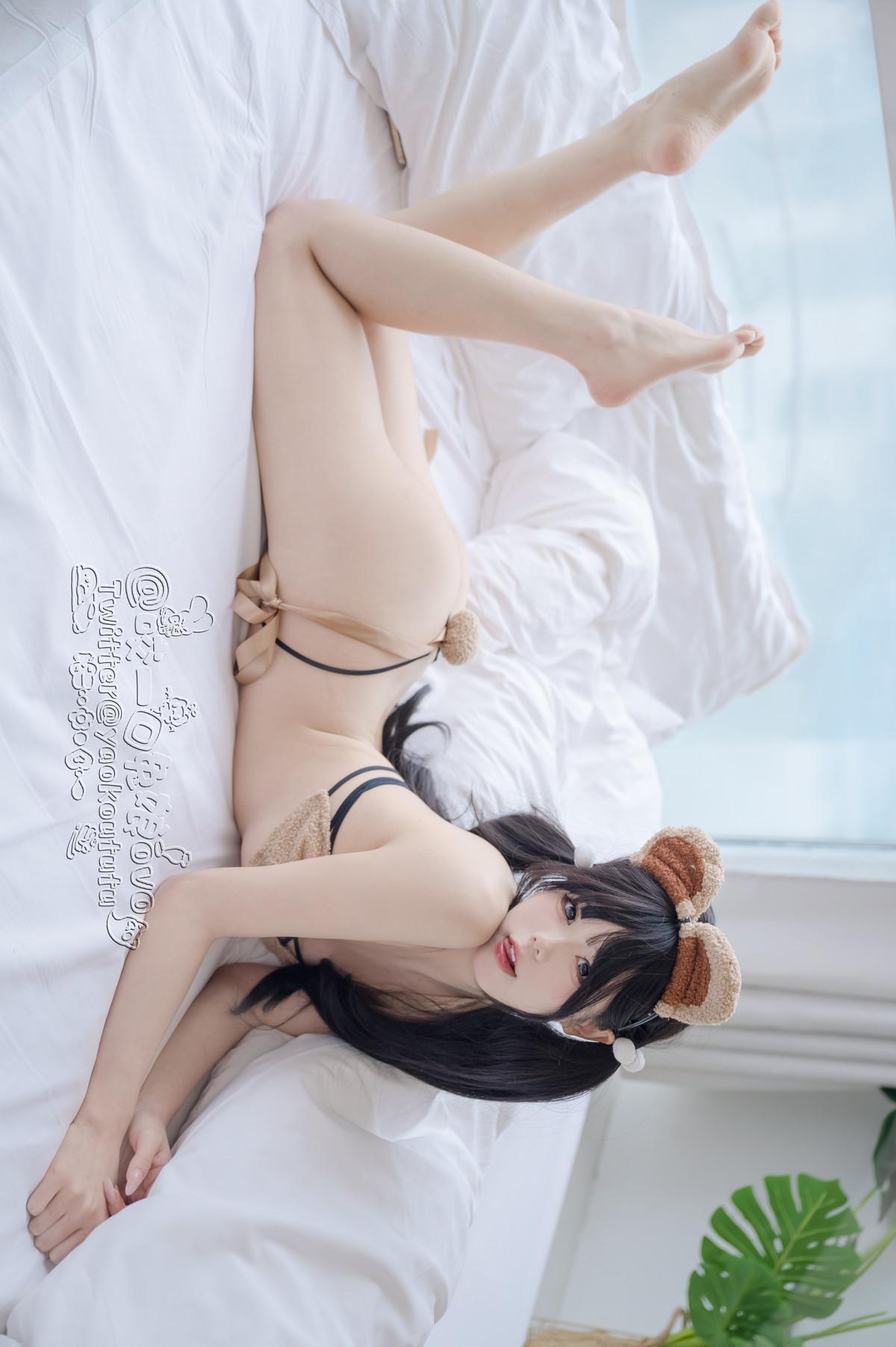 Cosplay 黏黏团子兔 小熊睡衣(25)