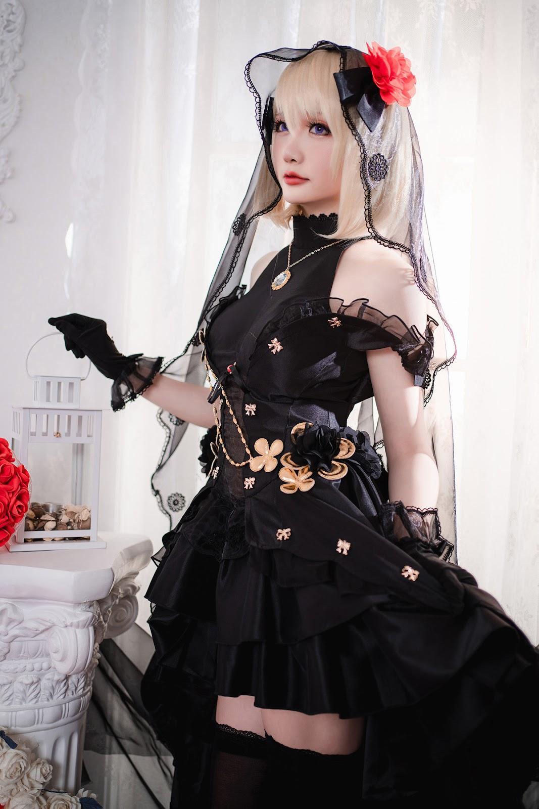 Cosplay 星之迟迟Hoshilily Z23婚纱(7)