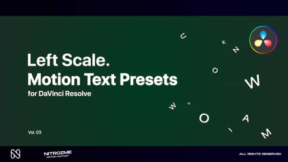 Left Scale Motion - VideoHive 46705550