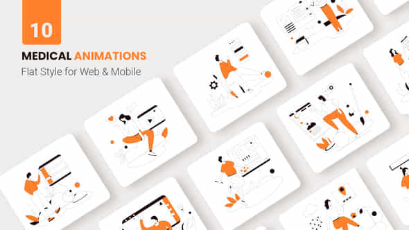 Website Design Animations Flat Concept - VideoHive 36730552