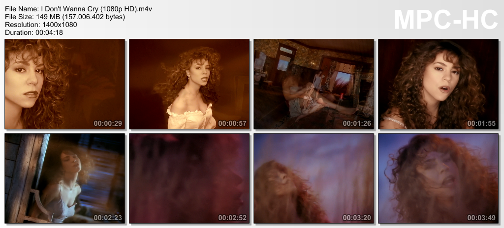 Mariah Carey - I Don't Wanna Cry (1080p Full HD) [Purchased iTunes