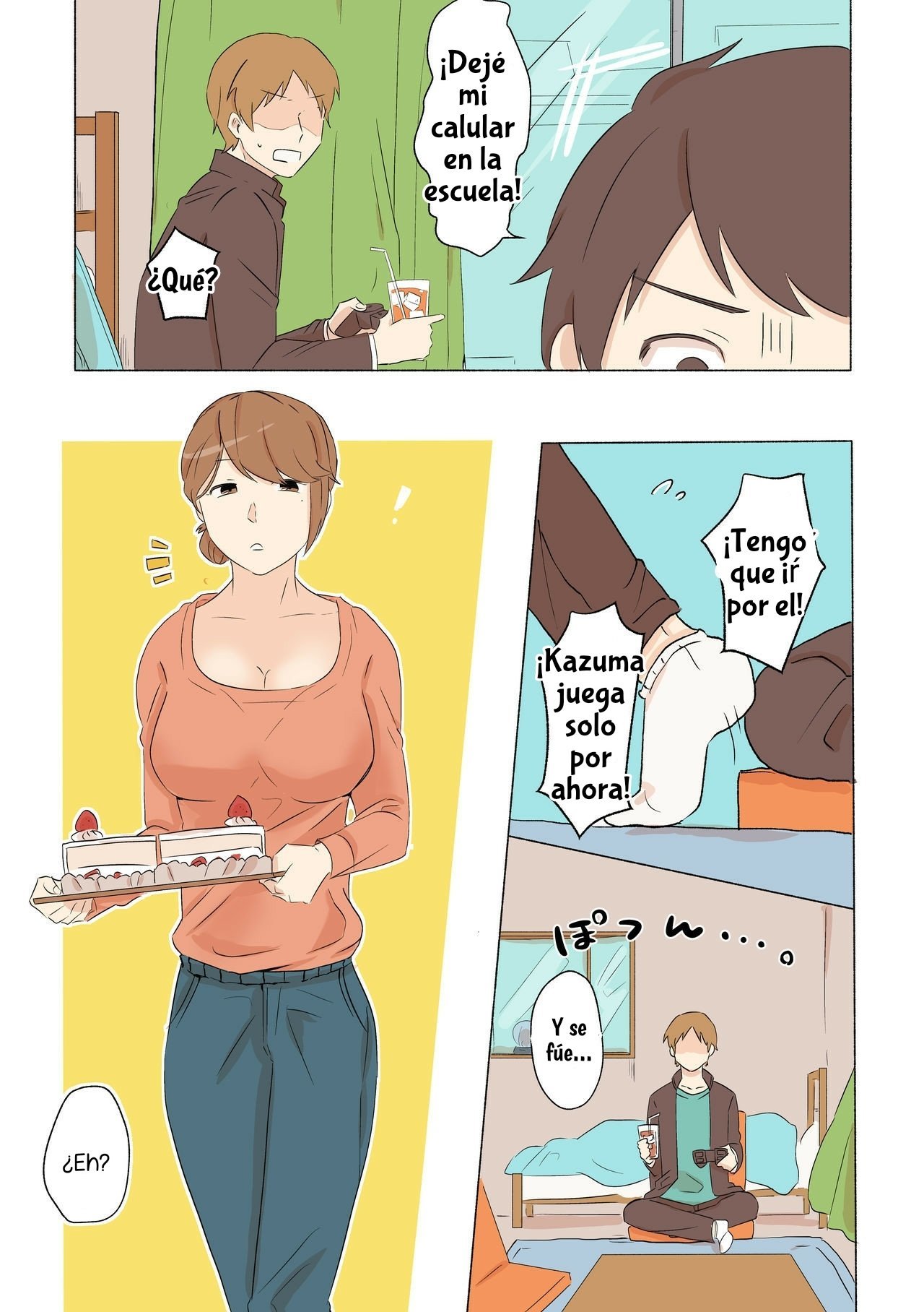 [Wakusei Mentholatum] Yuujin no Dekapai Hahaoya o Netori  La Mamá de mi Amigo [Spanish][De Las Cenizas Resurgiremos]