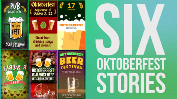 Six Oktoberfest Stories - VideoHive 39220034