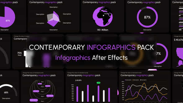 Contemporary Infographics Pack - VideoHive 56126754