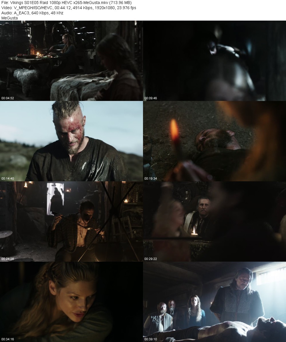 Vikings S01E05 Raid 1080p HEVC x265-MeGusta