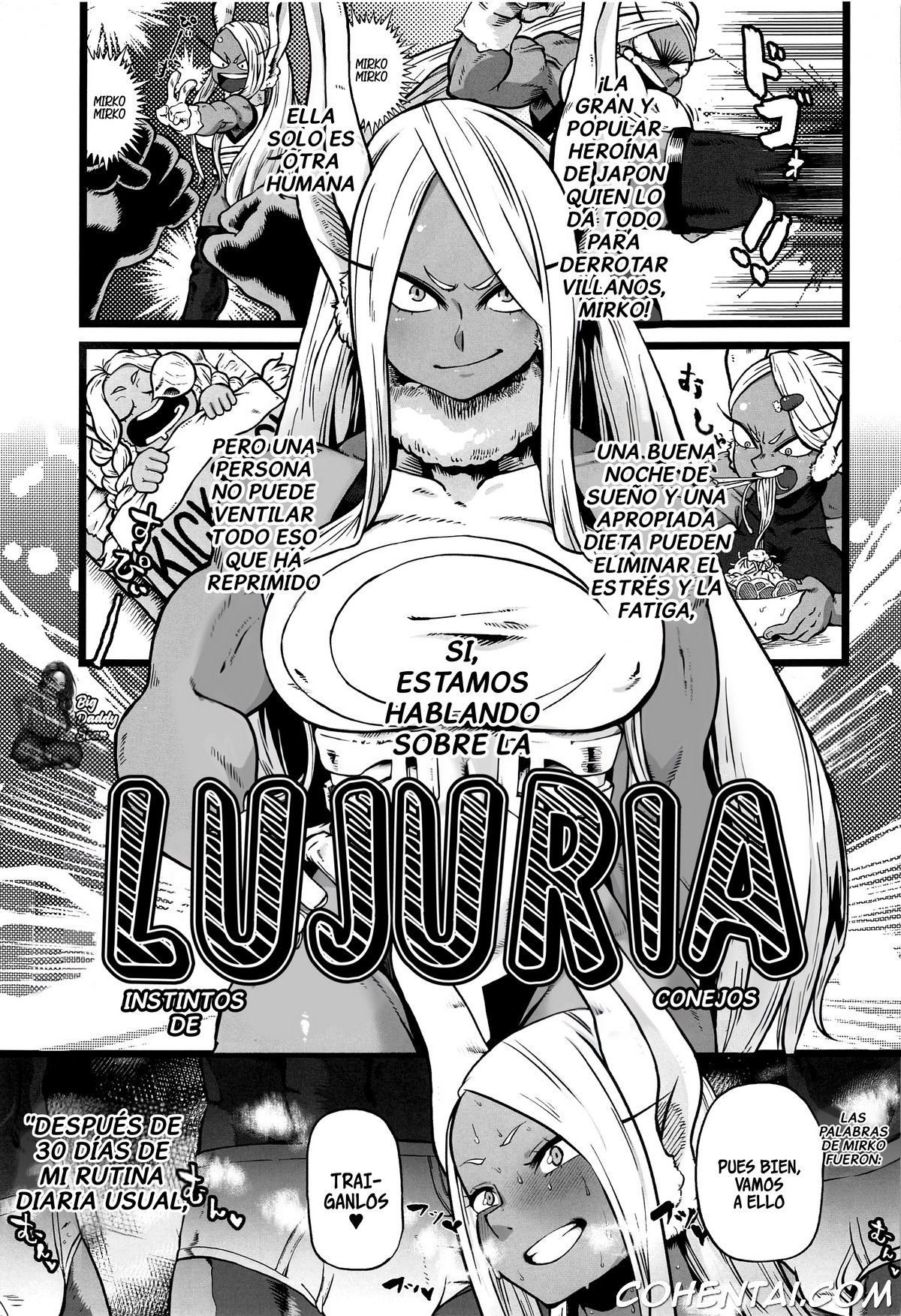 Bukkake Mirko (Boku no Hero Academia) xxx comics manga porno doujin hentai español sexo 