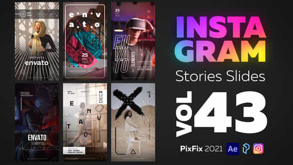 Instagram Stories Slides - VideoHive 34794051