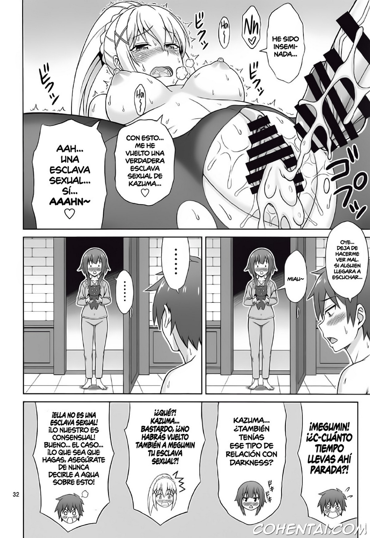 Yoru mo bakuretsu! (Kono Subarashii Sekai ni Syukufuku o!) xxx comics manga porno doujin hentai español sexo Darkness | Lalatina Dustiness Ford Kazuma Satou Kono Subarashii Sekai ni Syukufuku o! Megumin