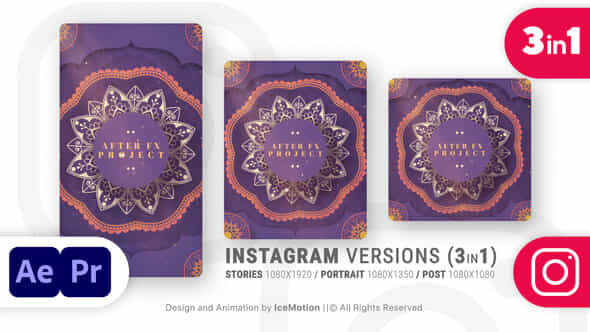 Instagram Ramadan Intro - VideoHive 36618686