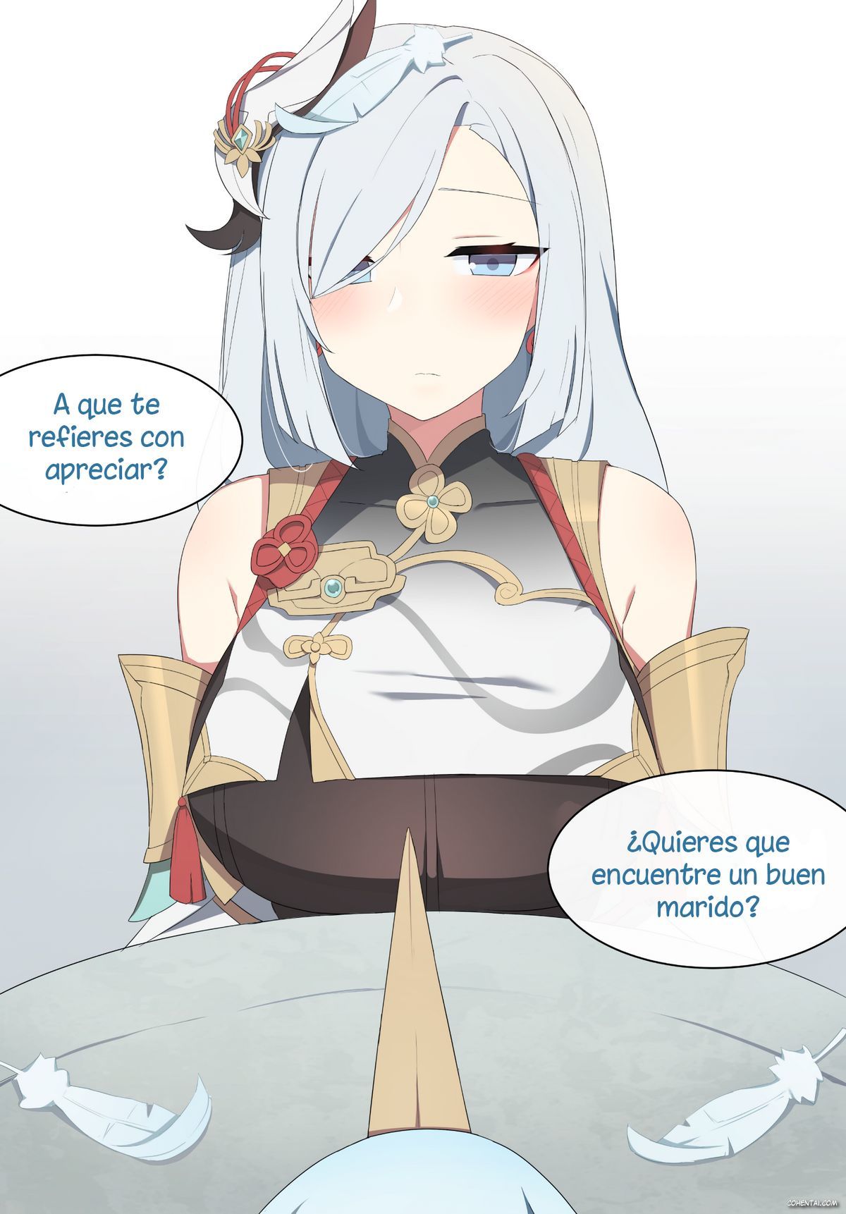 Shenhe (Genshin Impact) xxx comics manga porno doujin hentai español sexo 