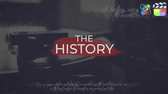 History Timeline For Fcpx - VideoHive 50546267