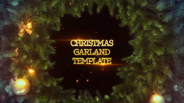 Garland Christmas Slideshow - VideoHive 13831534