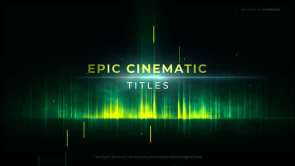 Epic Cinematic Titles - VideoHive 52907915