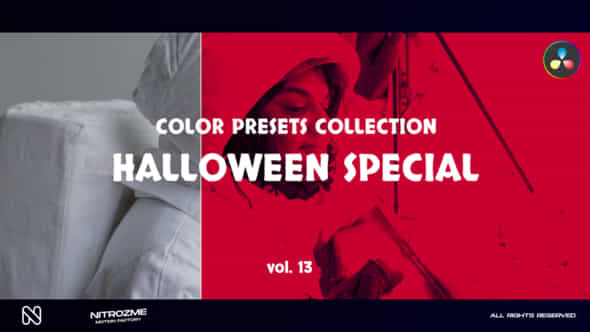 Halloween Special Lut Vol 13 For Davinci Resolve - VideoHive 48556836