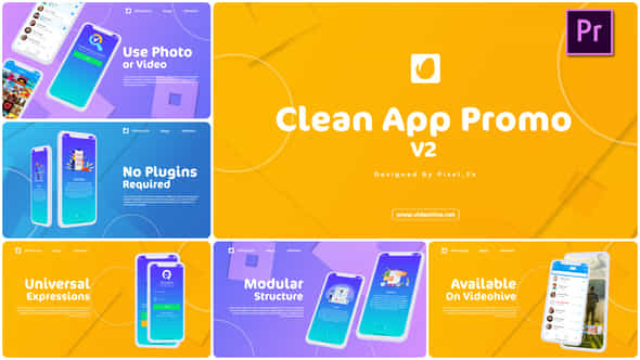 Clean App Promo - VideoHive 46326014