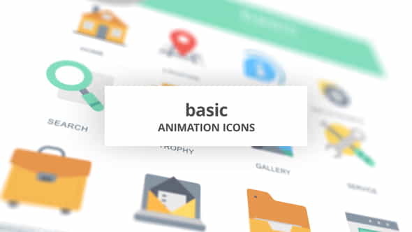 Basic - Animation Icons - VideoHive 26634301